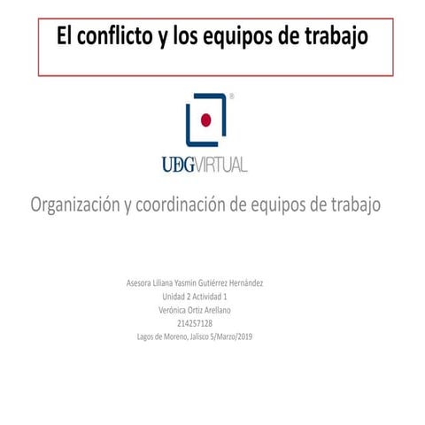 Conflicto y los equipos de trabajo