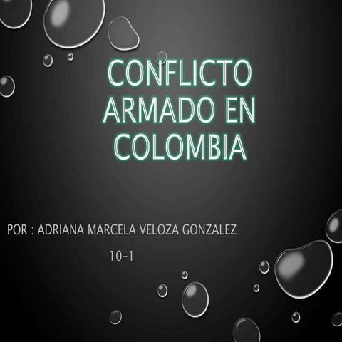 Conflicto armado en colombia