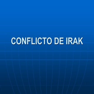 Conflicto de irak