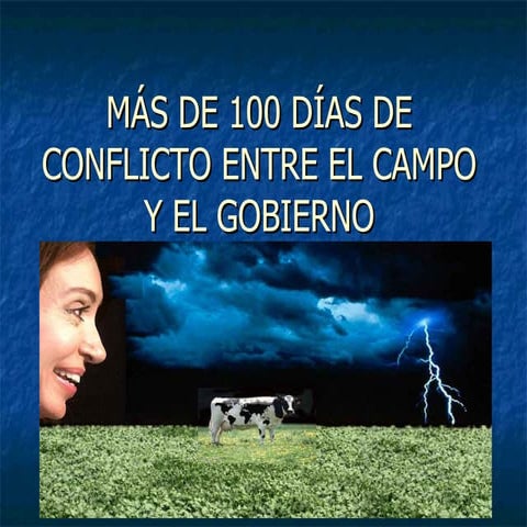 Retenciones Y Conflicto del Campo Argentina 2008 | PPS