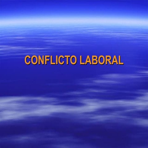 Conflicto laboral y negociación