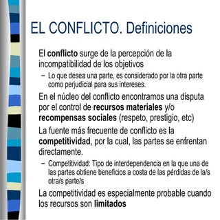 Conflictos