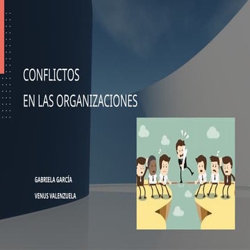 CONFLICTOS en las organozaciones privadas
