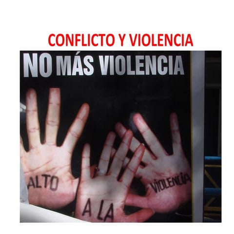 Conflicto y violencia (iii bim)