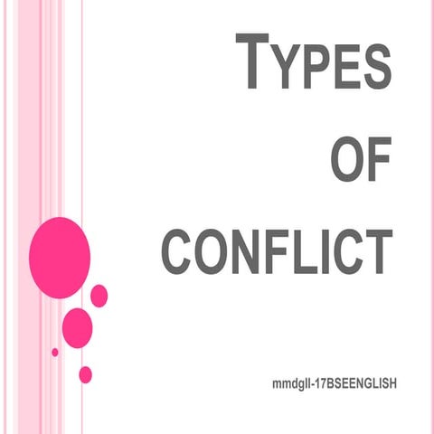 types of conflict