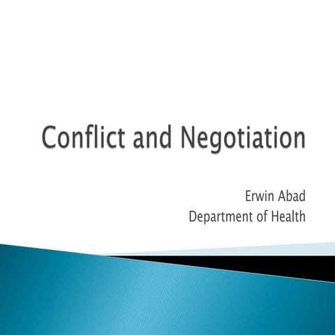 Conflict presentation