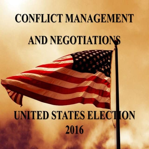 Conflict Management Issues in US Election