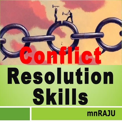 Conflict Resolution Skills