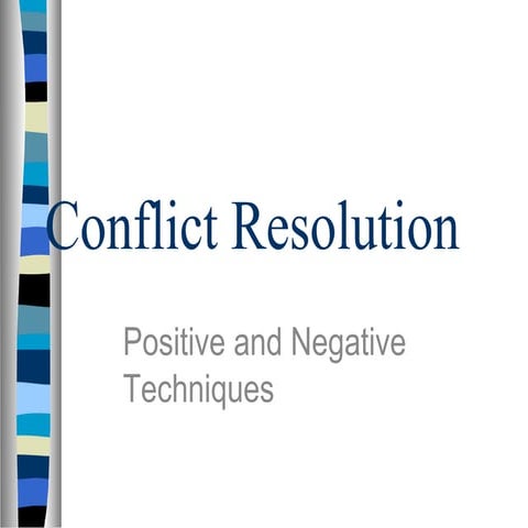 Conflict Resolution 1