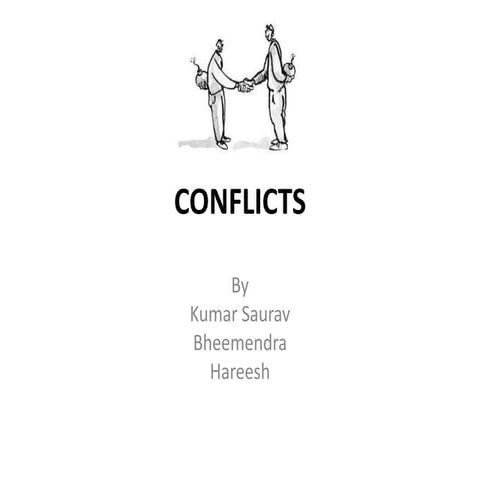 Conflicts
