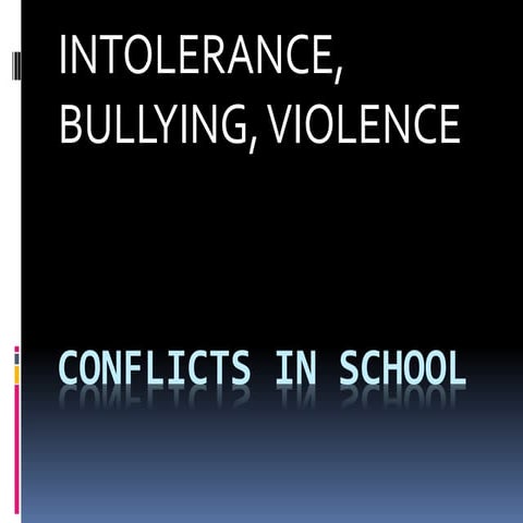 Conflicts in School