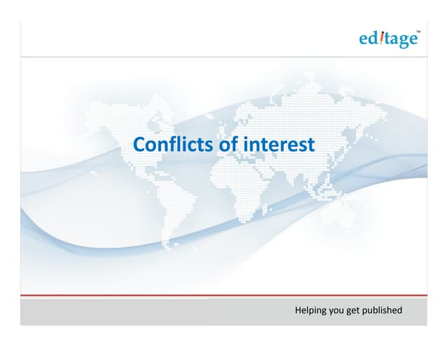 Conflicts of interest