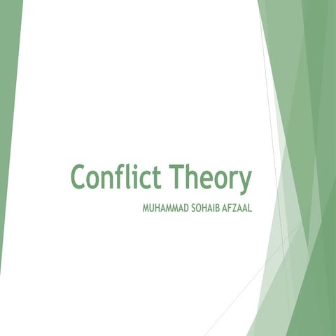 Conflict theory