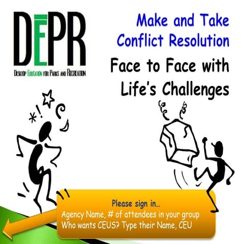Make and Take Conflict Resolution