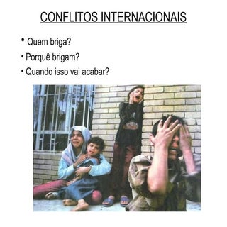 Conflitos Geopolíticos no Mundo