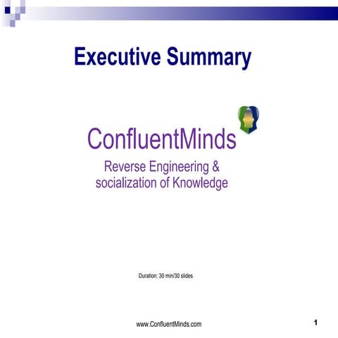 ConfluentMinds - Auto-creating logic execution hierarchy from source code and...