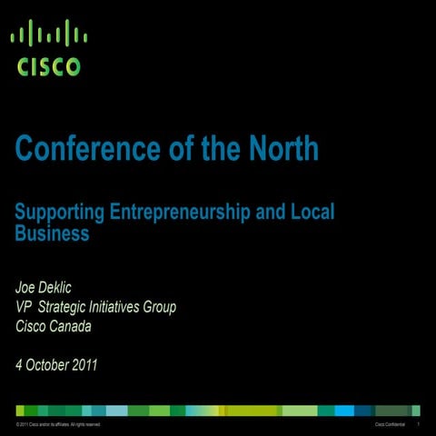 Conf of the north   edmonton