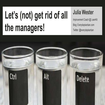 Let's (not) get rid of all the managers!