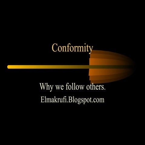 Conformity