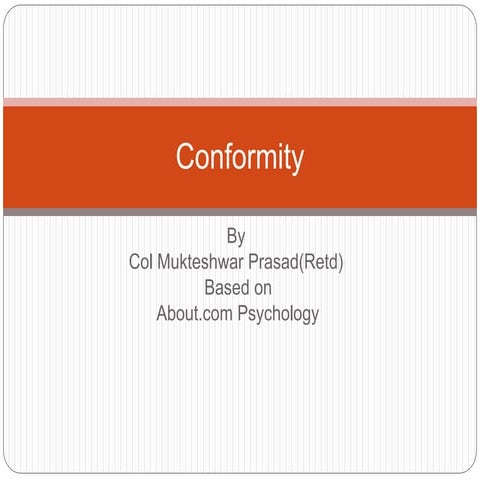 Conformity