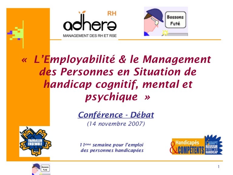 Employabilite Et Management Du Handicap Cognitif Mental Et Psychique