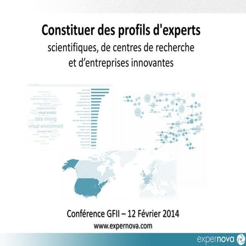 Conférence GFII - Constituer des profils d'experts scientifiques, de centres de recherche et d'entreprises innovantes