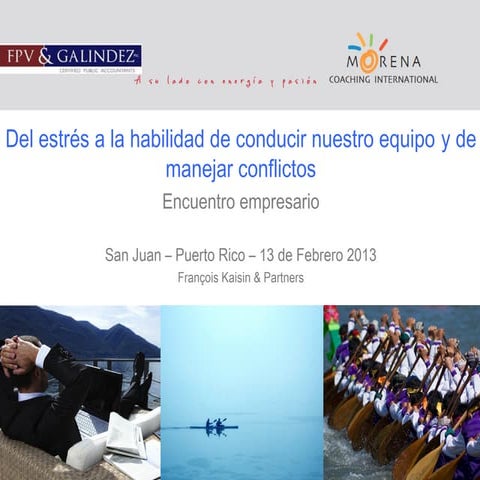 Conférence leadership y gestion conflictos