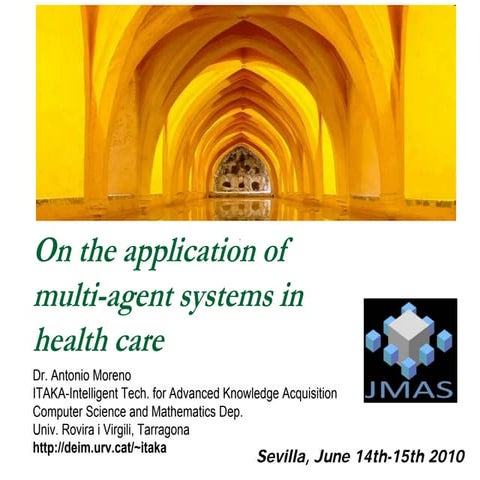 On the application of multi-agent systems in Health Care