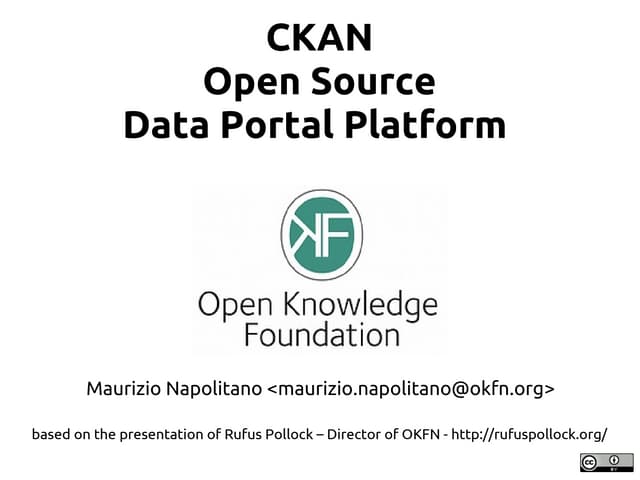 CKAN - the open source data portal platform