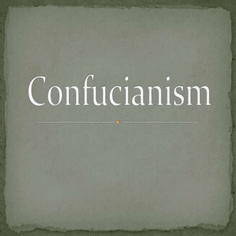 Confucianism