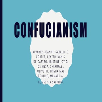 Confucianism (World Religion)