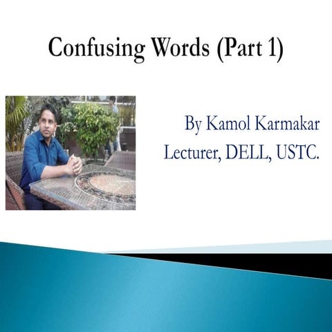 Confusing words (part 1) | PPTX