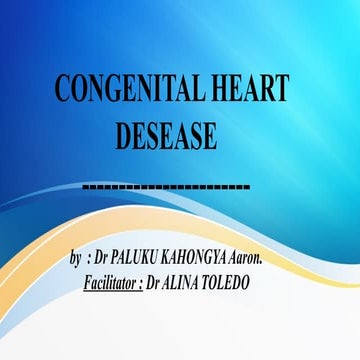 Congenital heart desease Jhahfkjafgfvgkga