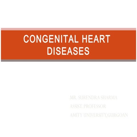 Congenital heart disease