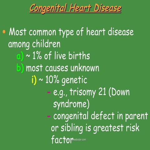 Congenital heart disease  heart failure
