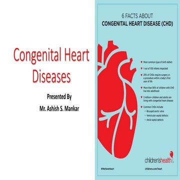 Congenital heart diseases (acyanotic)