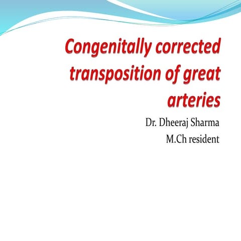 Congenitally corrected transposition of great arteries