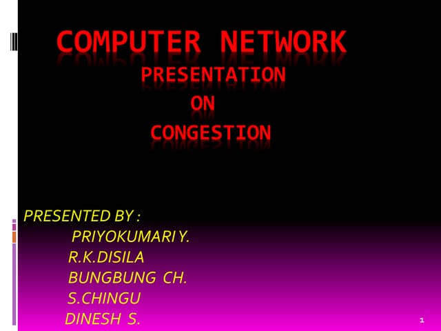 Congestion on computer network