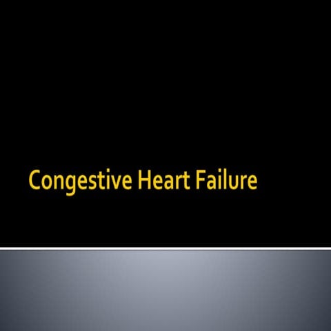 Congestive heart failure