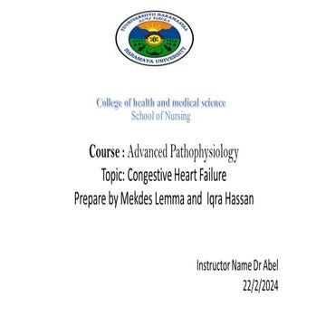 seminar presentation of Congestive heart failure file.pptx