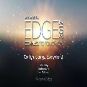 Configs, Configs, Everywhere! (Actually, Let's Simplify All Those Configs)