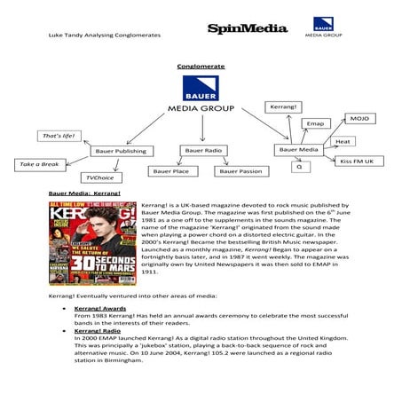 Conglomerate/corporation