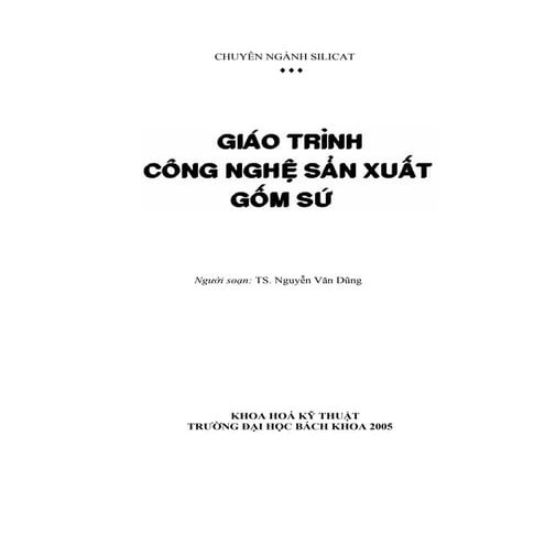Cong nghe san xuat gom su