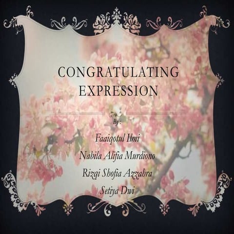 Expressions of thanking | PPTX