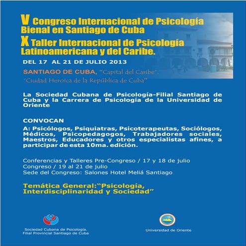 Congreso 2013 1, psicología, santiago de cuba-2