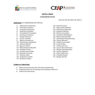 Congreso ceap 2da s. 5 de abril