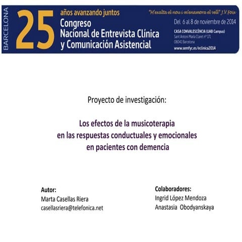 25 Congreso nacional de entrevista clínica