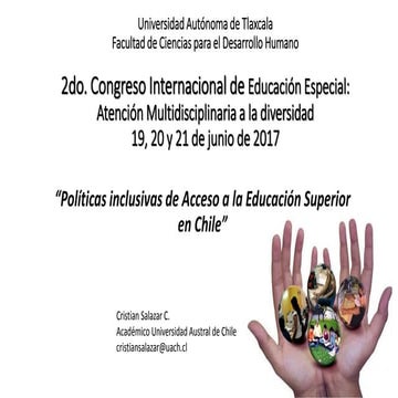 Políticas inclusivas de acceso a la educación superior en Chile