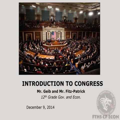 Introduction to Congress