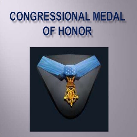 Congressional medal of honor